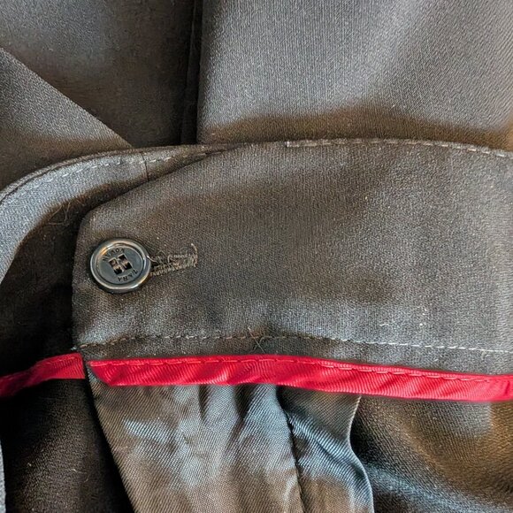 Zara Woman High Waist Wide Leg Trousers Black Size 10 Dress Pants Minimalist - Picture 11 of 11